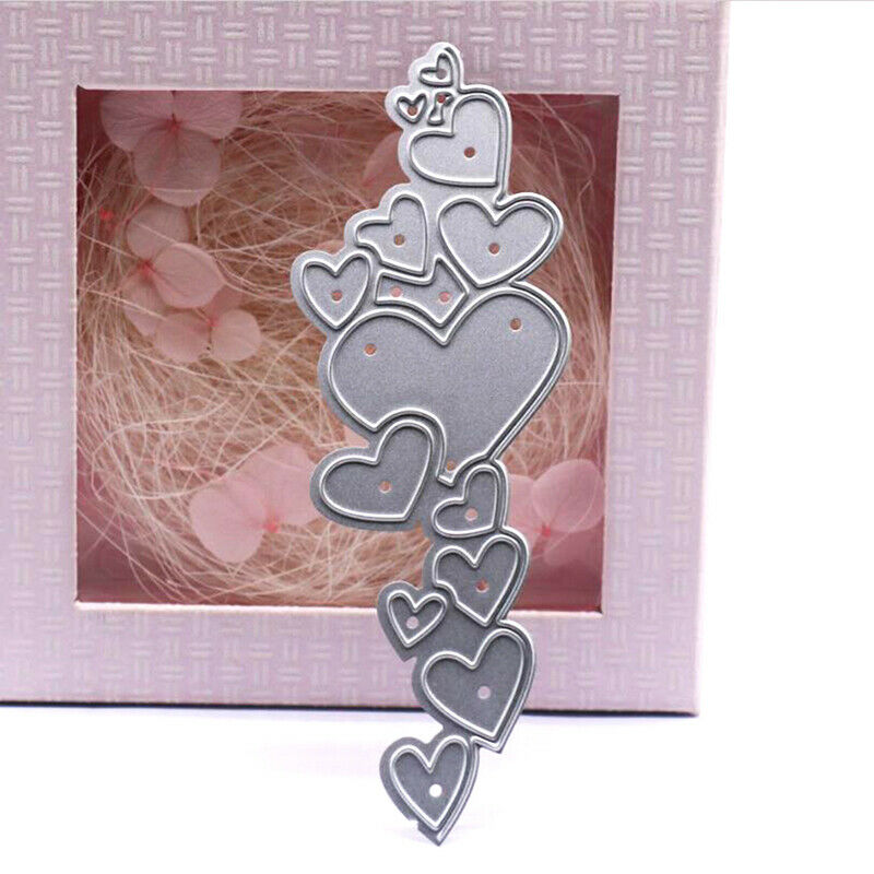 Flying Heart Metal Cutting Dies Stencil Embossing DIY Scrapbooking Card C.l8