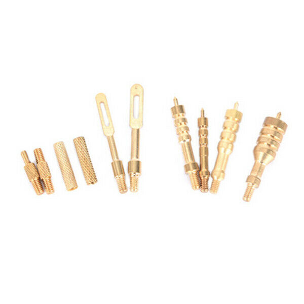 Set Of .22cal-.45cal Gun Cleaning Jags Brush Kit Brass Spear Pointed Jags