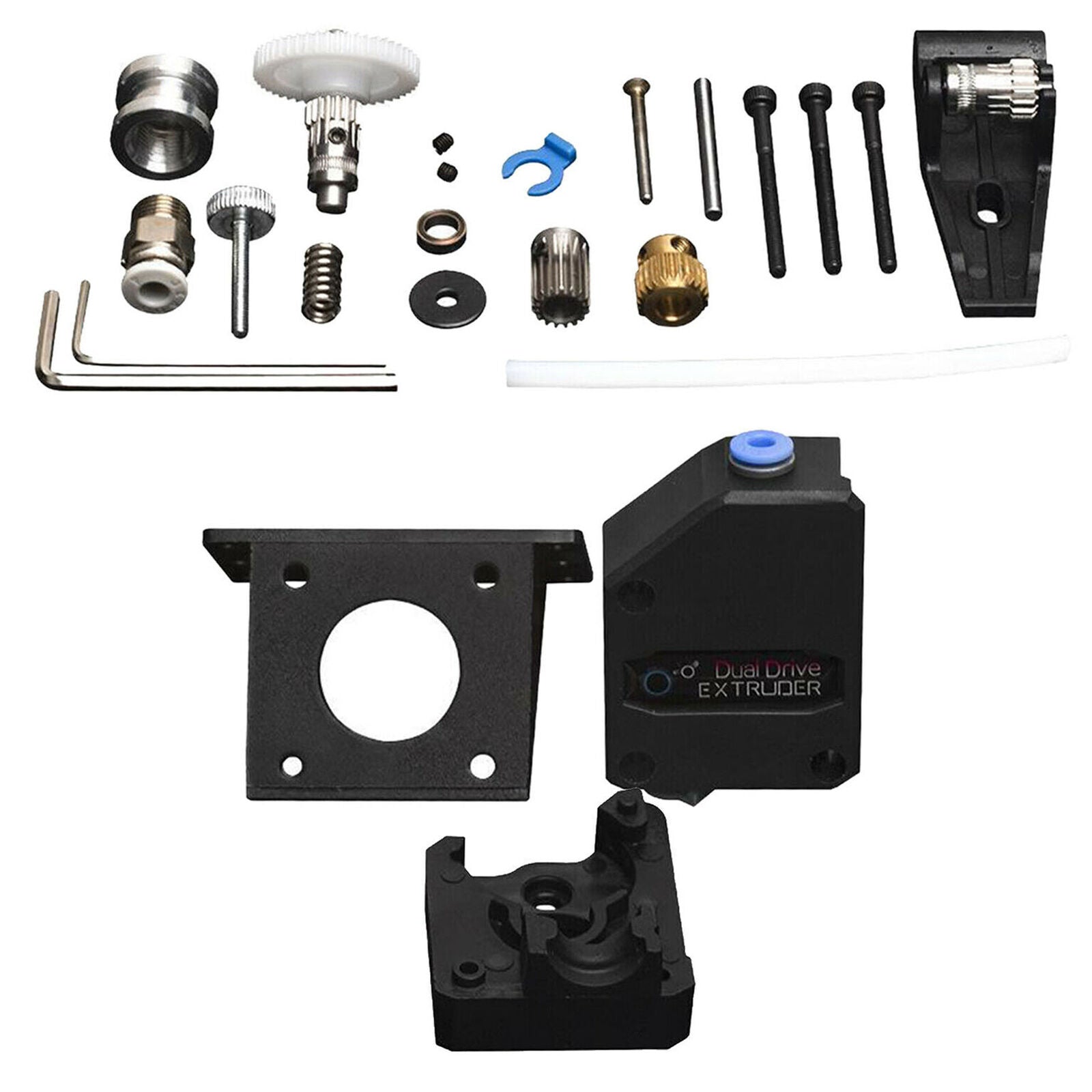 Upgraded Extruder Dual Drive for 1.75 Filament Creality CR10 Ender 3
