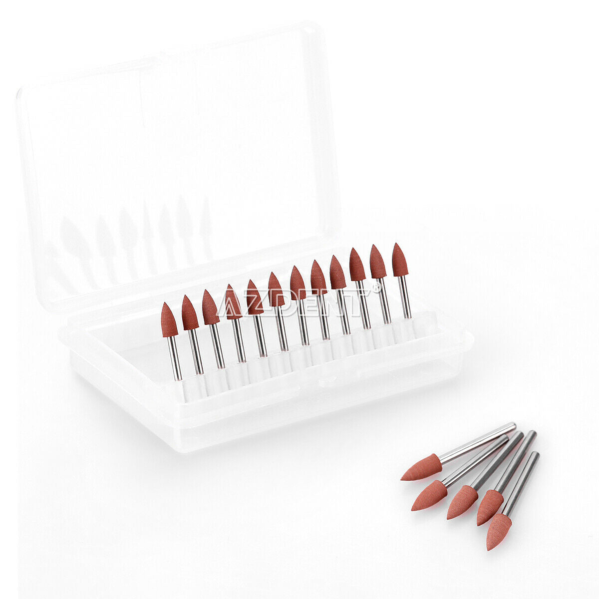 10 Box Dental Silicone Polisher Friction Grip abrasive FG 0413 Mini Points 23mm
