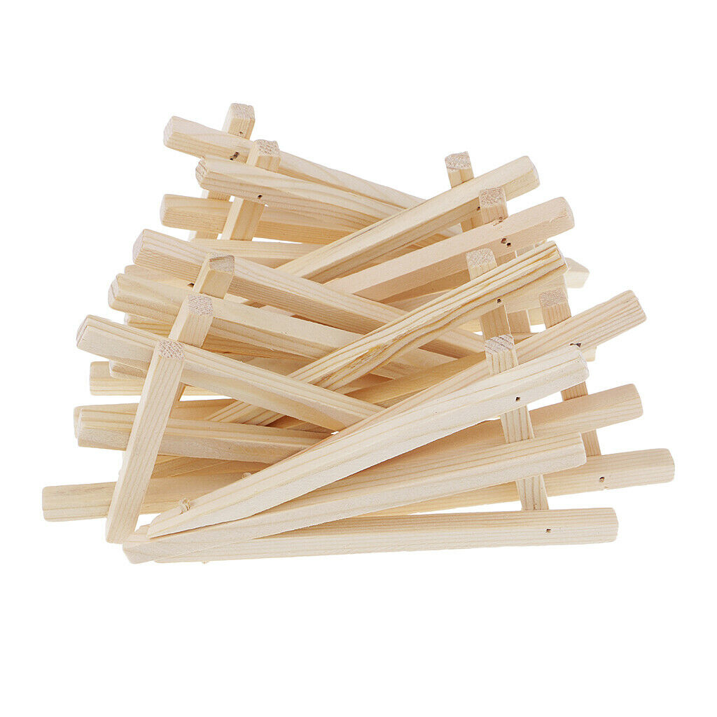 Mini Wood Display Easel Table Number Name Place Card For