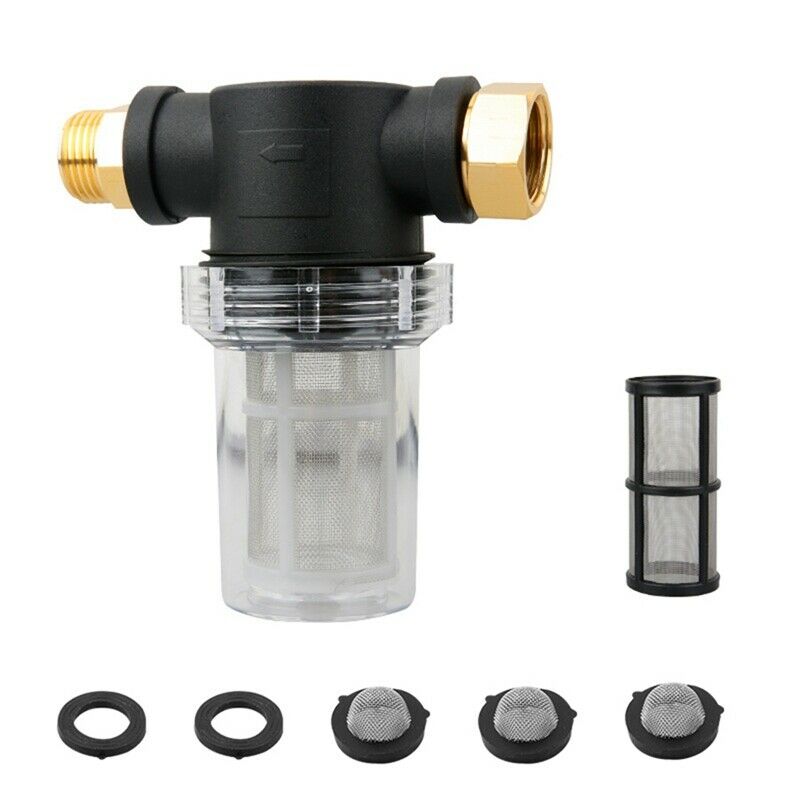 Garden Hose Filter for Pressure Washer Inlet Water, Inline Filter for SedimentY7