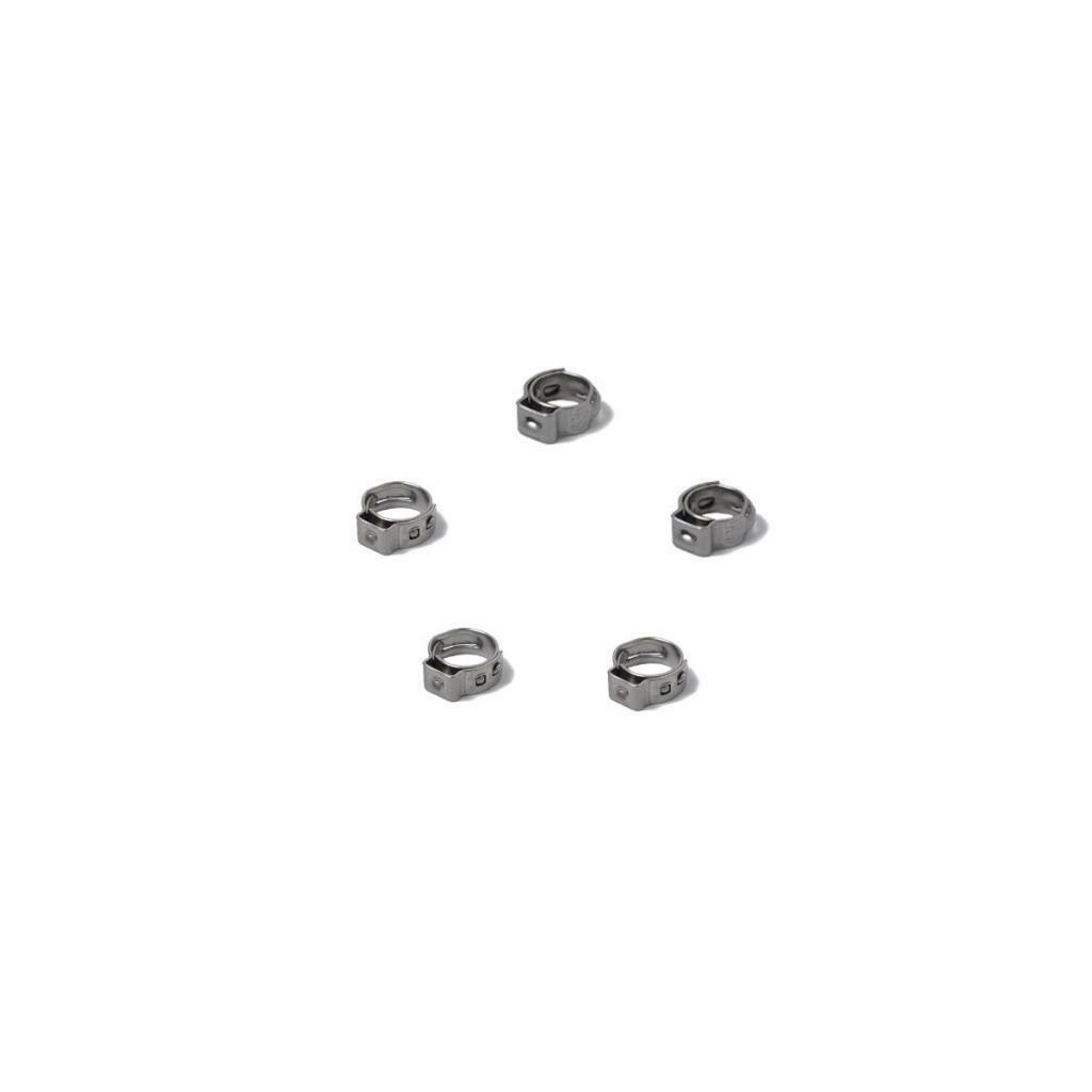 10 Pieces Single Ear O Clips Clamps Coolant Air Hydraulic Hoses 7.8mm-9.5mm