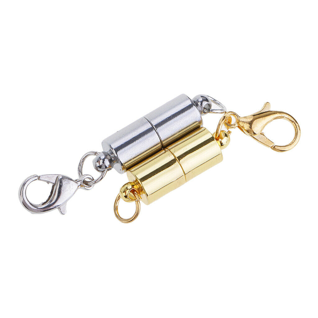 2 Colors Stainless Steel Copper Magnetic Necklace Clasps For Jewelry Making