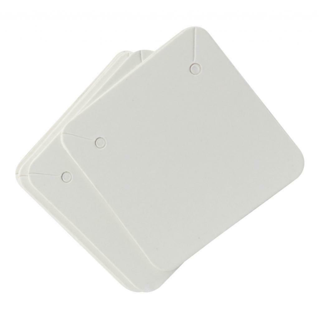 200x Necklace Display Holder Hanging Paper Card Package Decorative Organizer