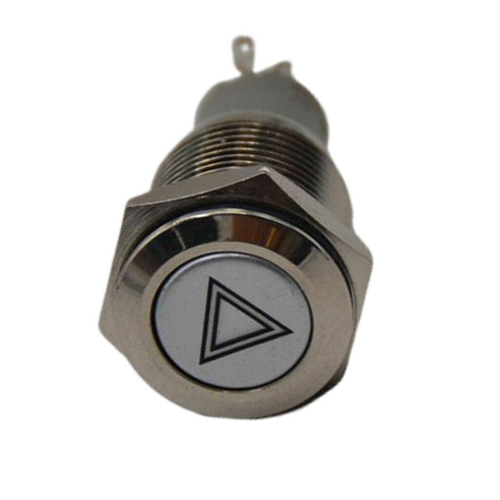 Push Button Switch Red LED Light Momentary