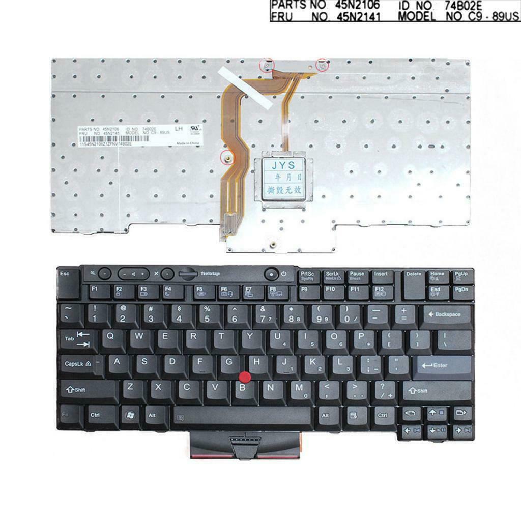 US Keyboard for ThinkPad X220 X220i T400s T510i T520 W510 W520i Series