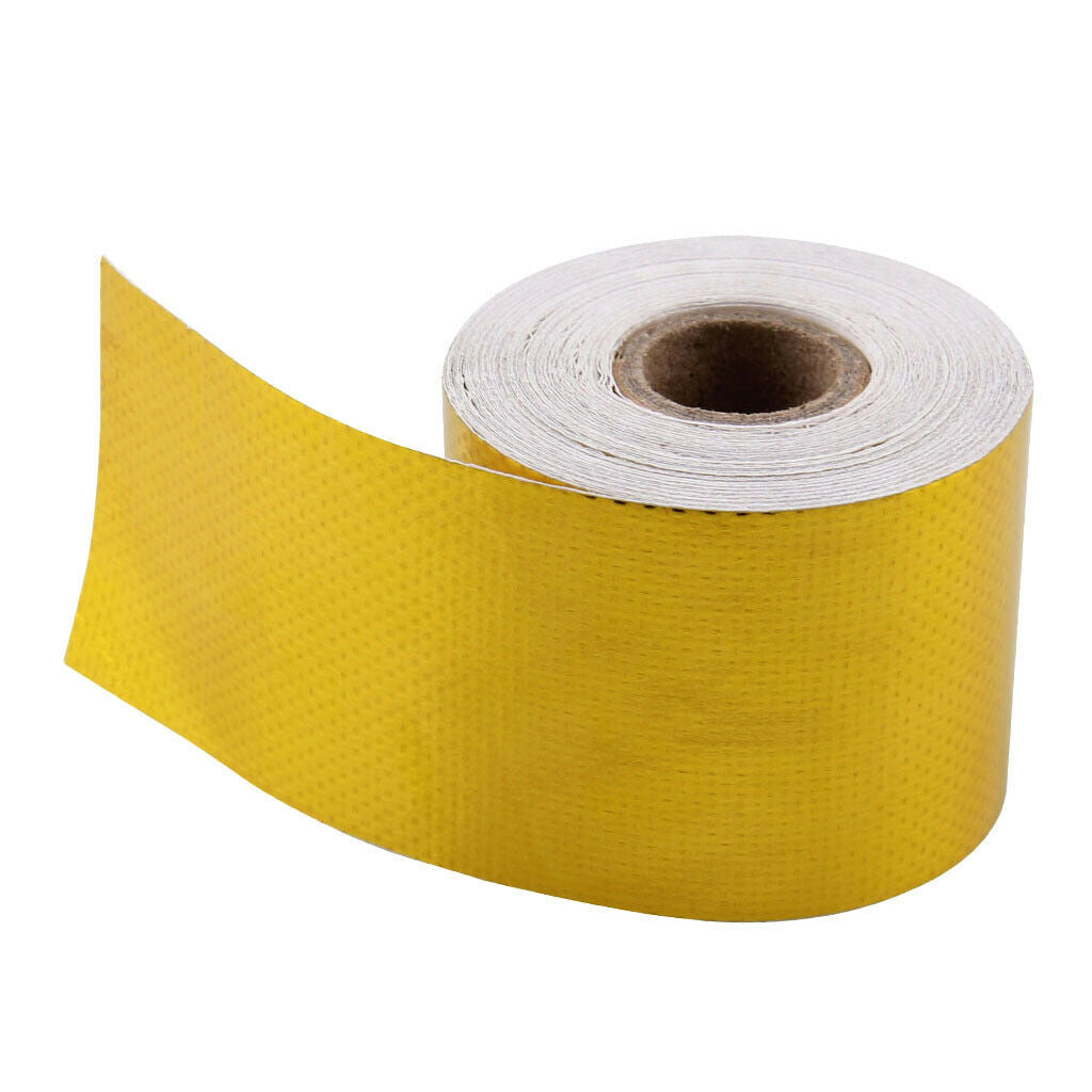 High Temperature Reflective Heat Shield Exhaust Manifold Wrap Roll 2" x 10M