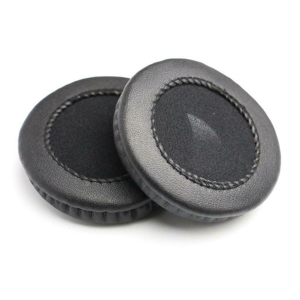 Premium 85mm Headphones Earpads Artificial leather Foam Ear Cushions Black