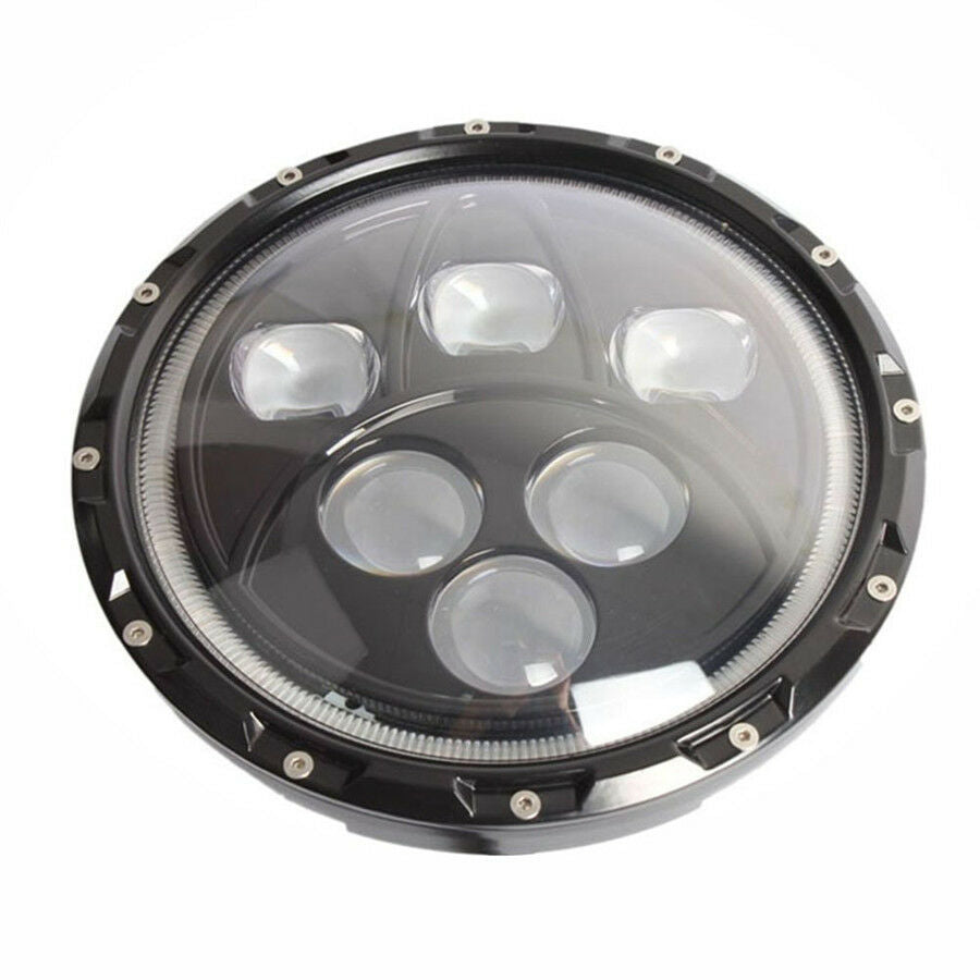 1x 7" 60W Led Headlight Hi/Low Beam Headlamp Light For Jeep Wrangler TJ/LJ/CJ/JK