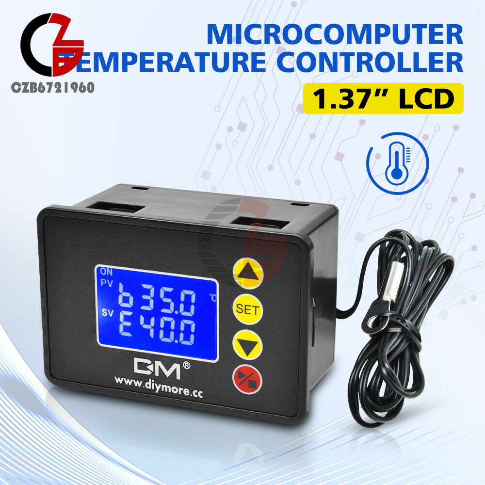 DC12V 240W Digital 1.37" LCD Display -55℃~120℃ Temperature Controller NCT Sensor