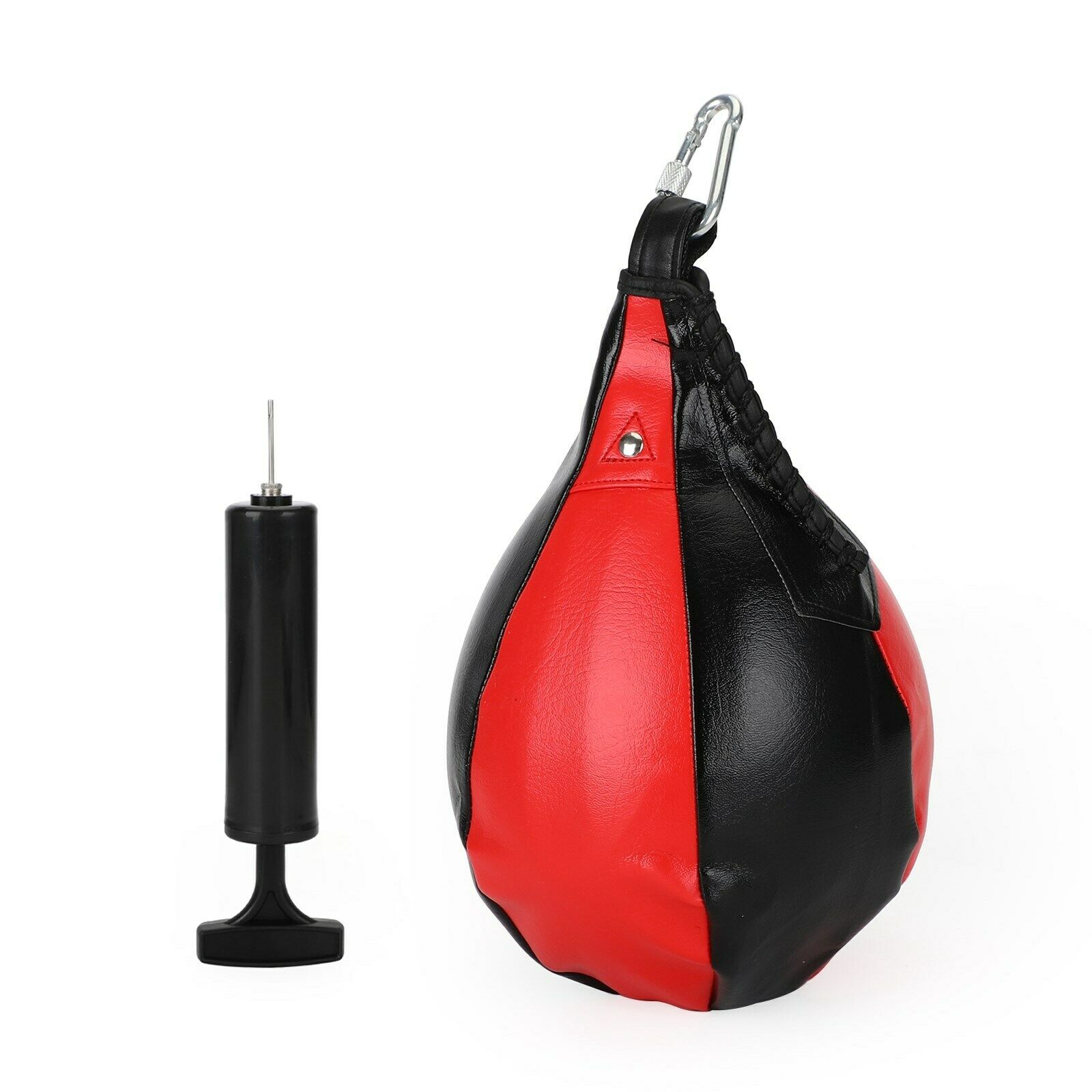 Leather Speed Bag Boxing Speed Ball MMA Kickboxing Training + Inflator B