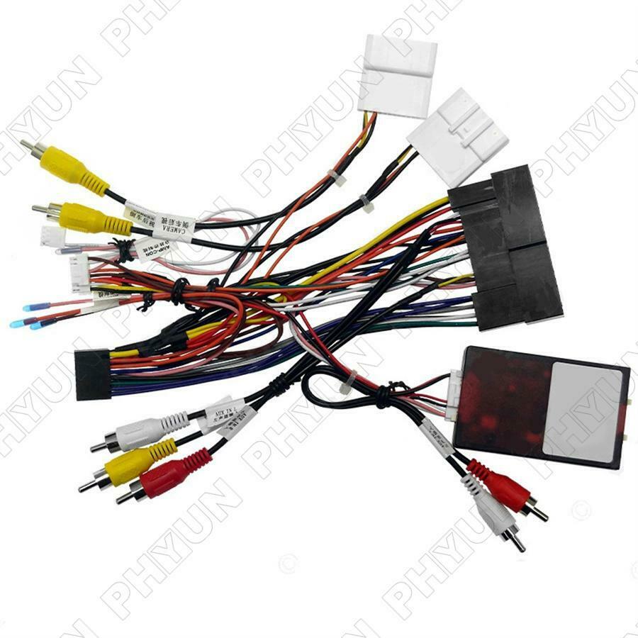 16 Pin Audio Stereo Wiring Harness with Canbus For Hyundai Elantra Santa Fe IX45