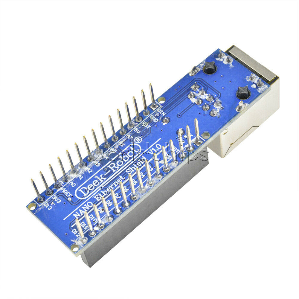 2Pcs Mini ENC28J60 Webserver module Ethernet Shield board for Arduino Nano V3.0