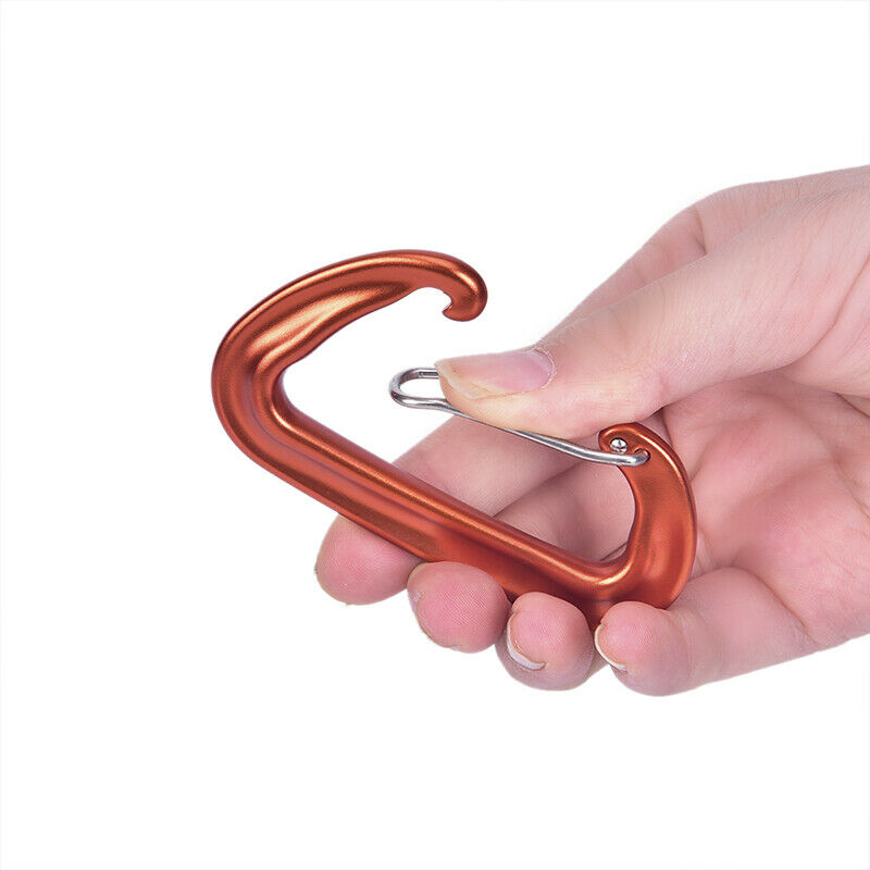 7075 Aluminum Climbing Buckle 12KN Hammock Safety Balance Carabiner Clasp.l8