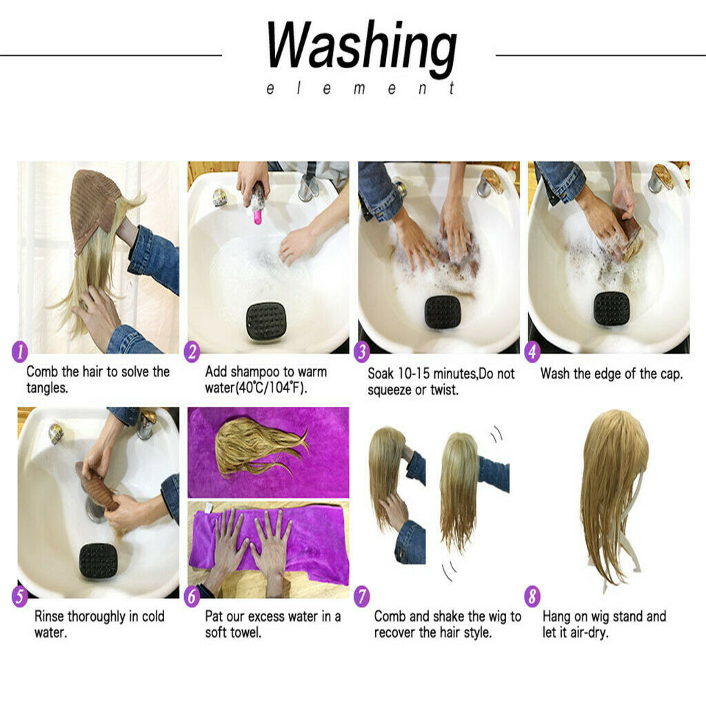 Natural Long Wavy Wigs Heat Resistant Synthetic Full Wigs for Women Daily Party