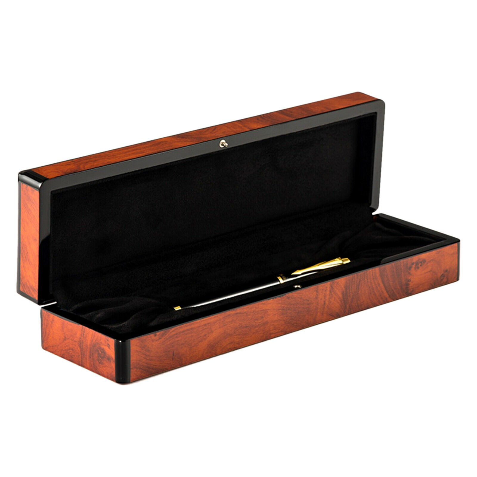 Luxury Wood Pen Pencil Case Holder Stationery StorageBox Organizer Container