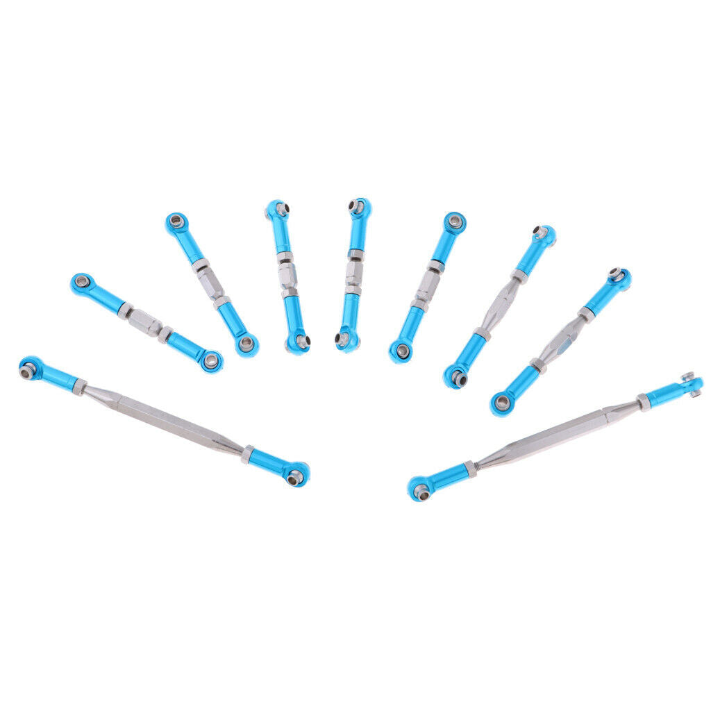 9x Steering Rod Front / Rear Drawbar for Wltoys 12428 FY-03