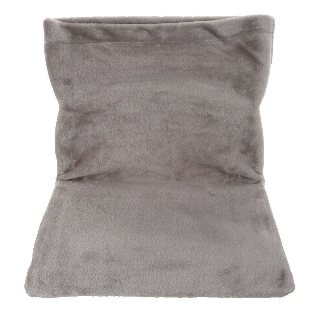 Cat Dog Radiator Bed Warm Pet Bed Fleece Cradle Animal Puppy Hammock Gray