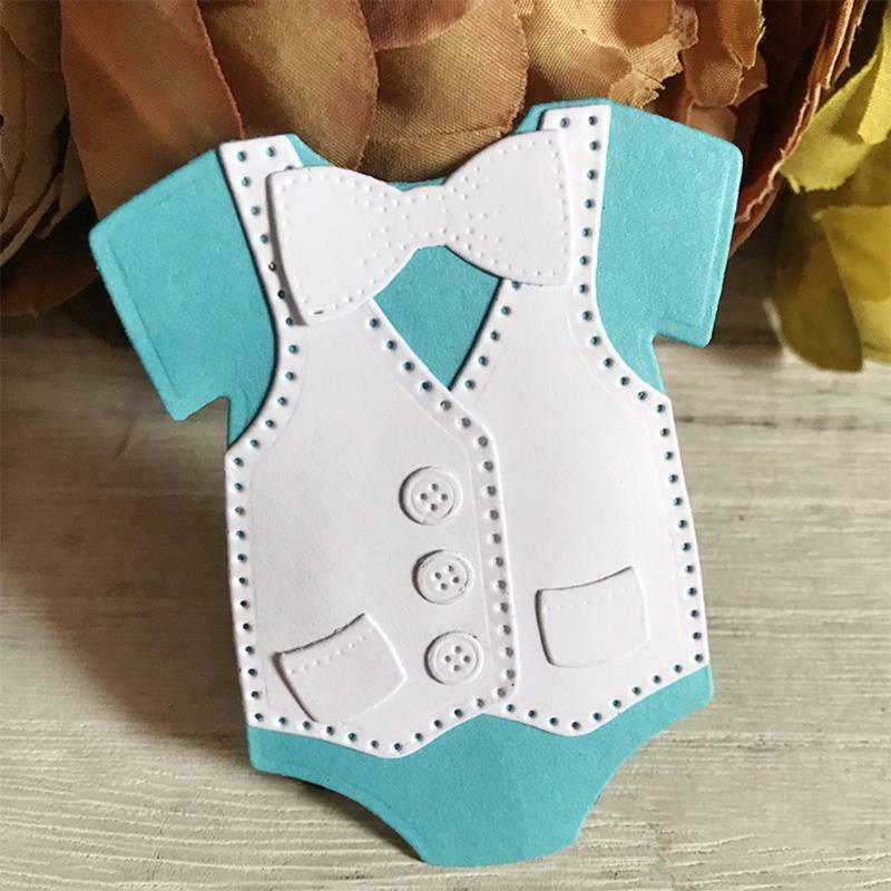 Baby Boy Vest Metal Cutting Dies Stencil DIY Scrapbooking Album Paper Card Mold