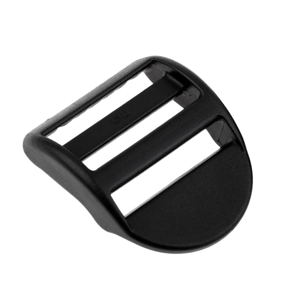 10 X 25mm Plastic Buckles, Webbing Buckle, Black