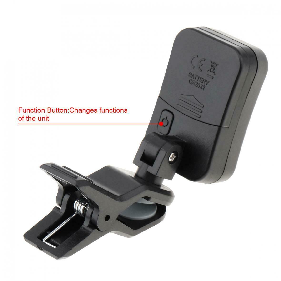Chromatic Clip-On Guitar Tuner Digital for Acoustic Guitar Bass Violin