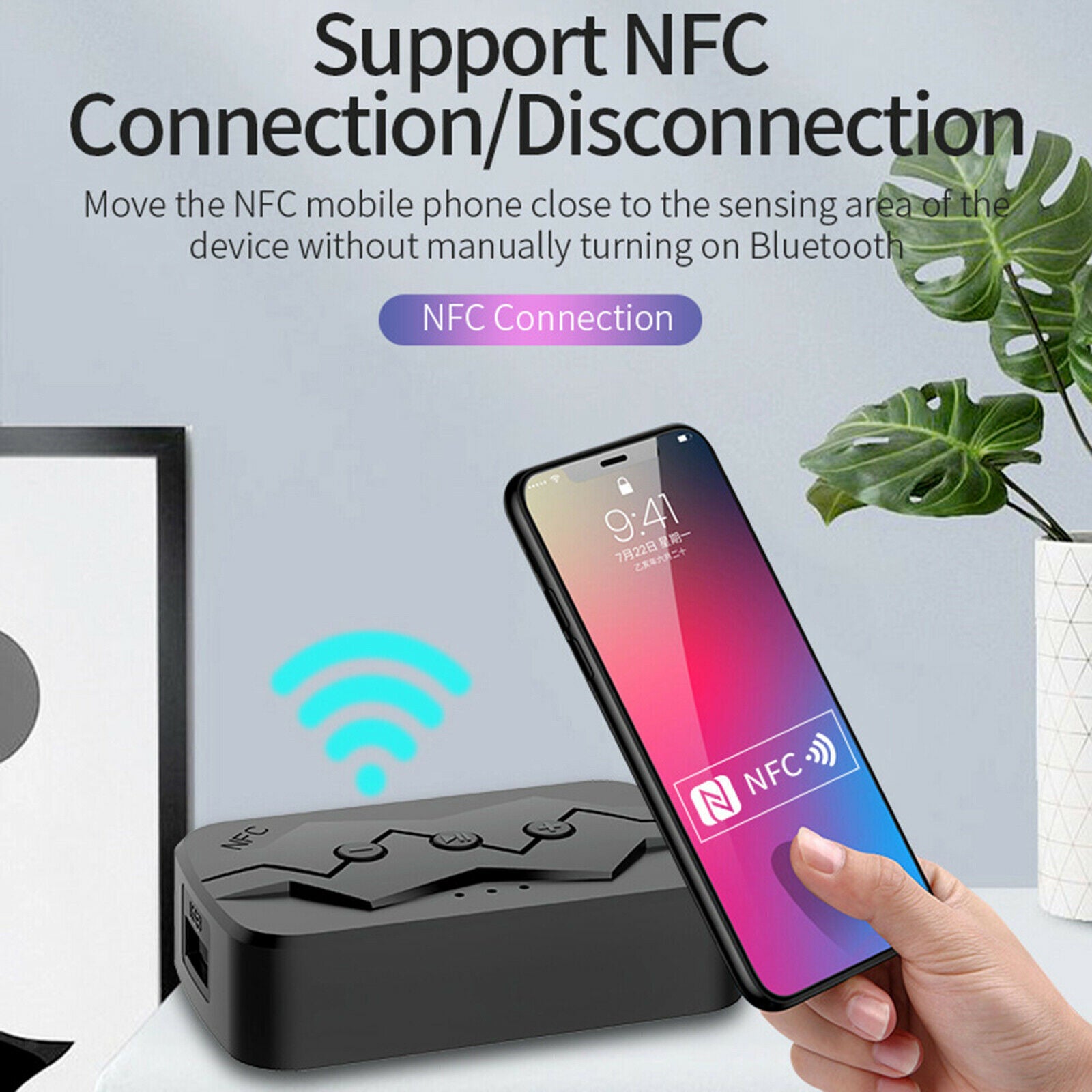 Wireless 2In1 Bluetooth 5.0 Transmitter Receiver Stereo AUX Audio Adapter