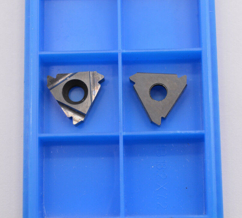 10Pcs T-Type Aluminum Machining Carbide Inserts Thread Inserts 16Er 2.5Iso Smk01
