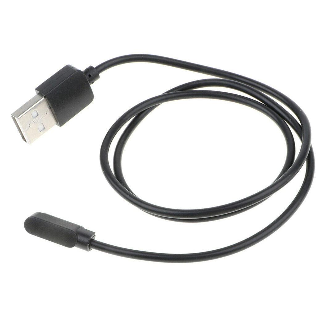 2 Pin Smart Watch USB Fast Charging Cable Cradle Stand for Smart Watch Black