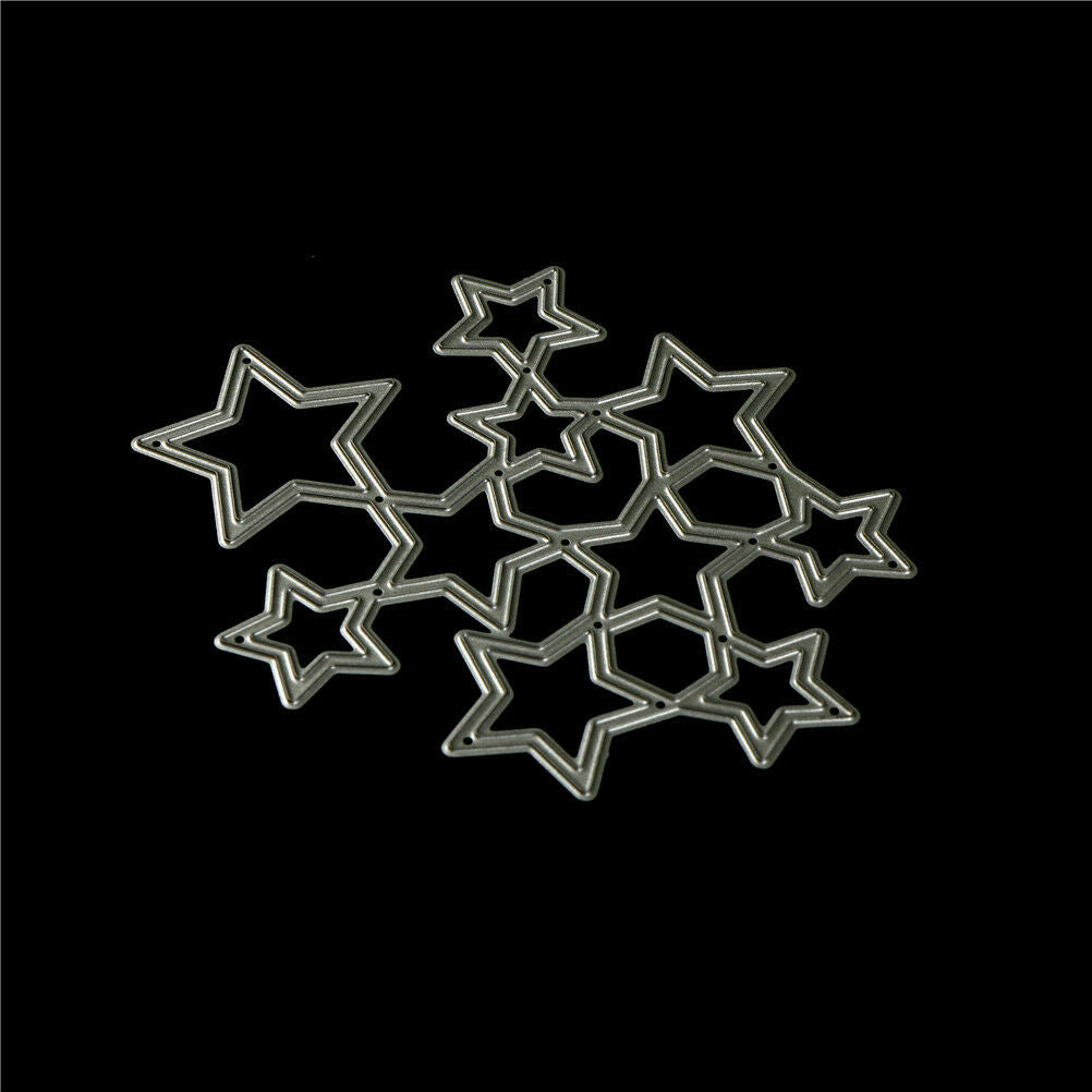Shining stars Shape Metal Cutting Dies for DIY Scrapbook Album Cards Maki.l8