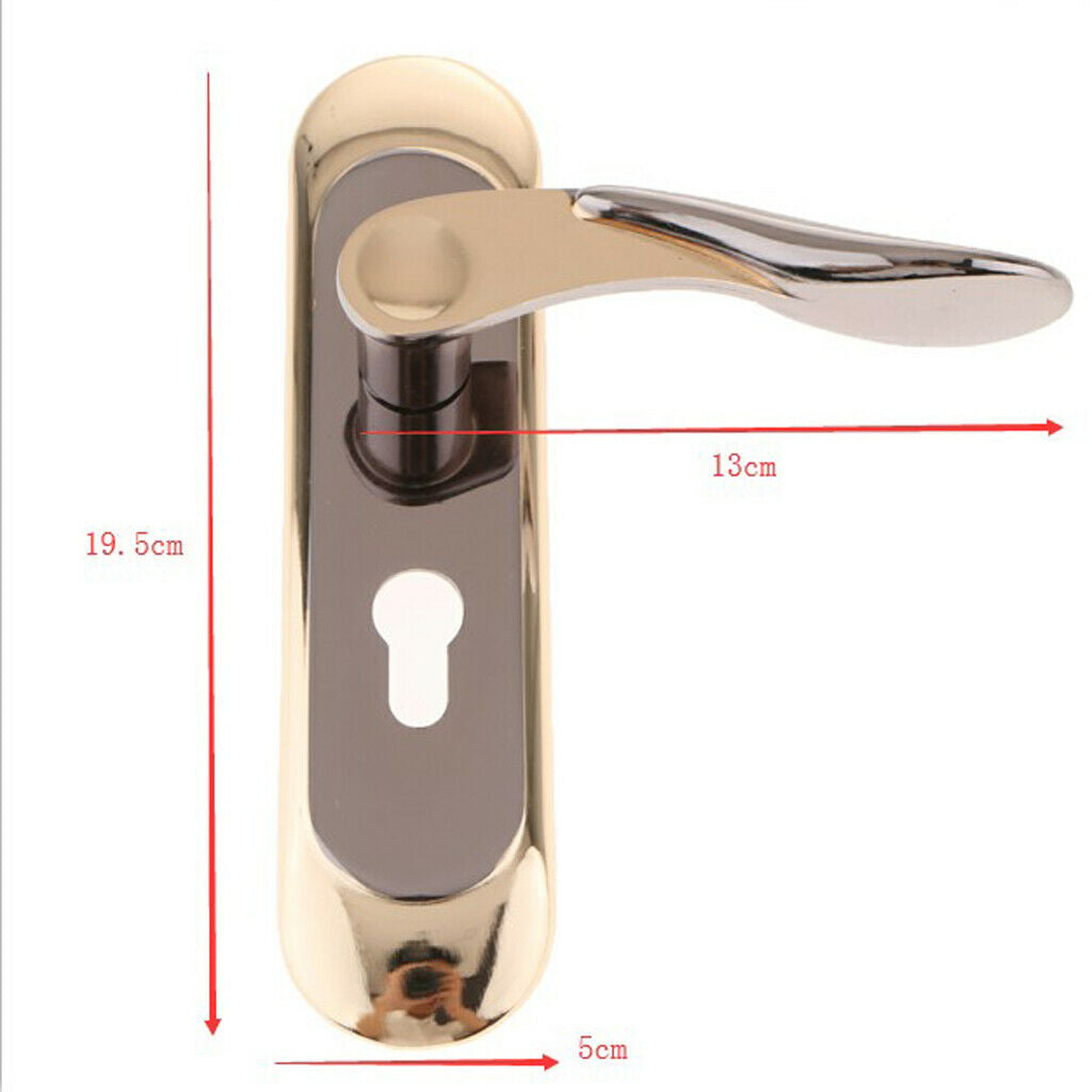 Complete handle set door handle locking lever doorlook mortise lock with 3