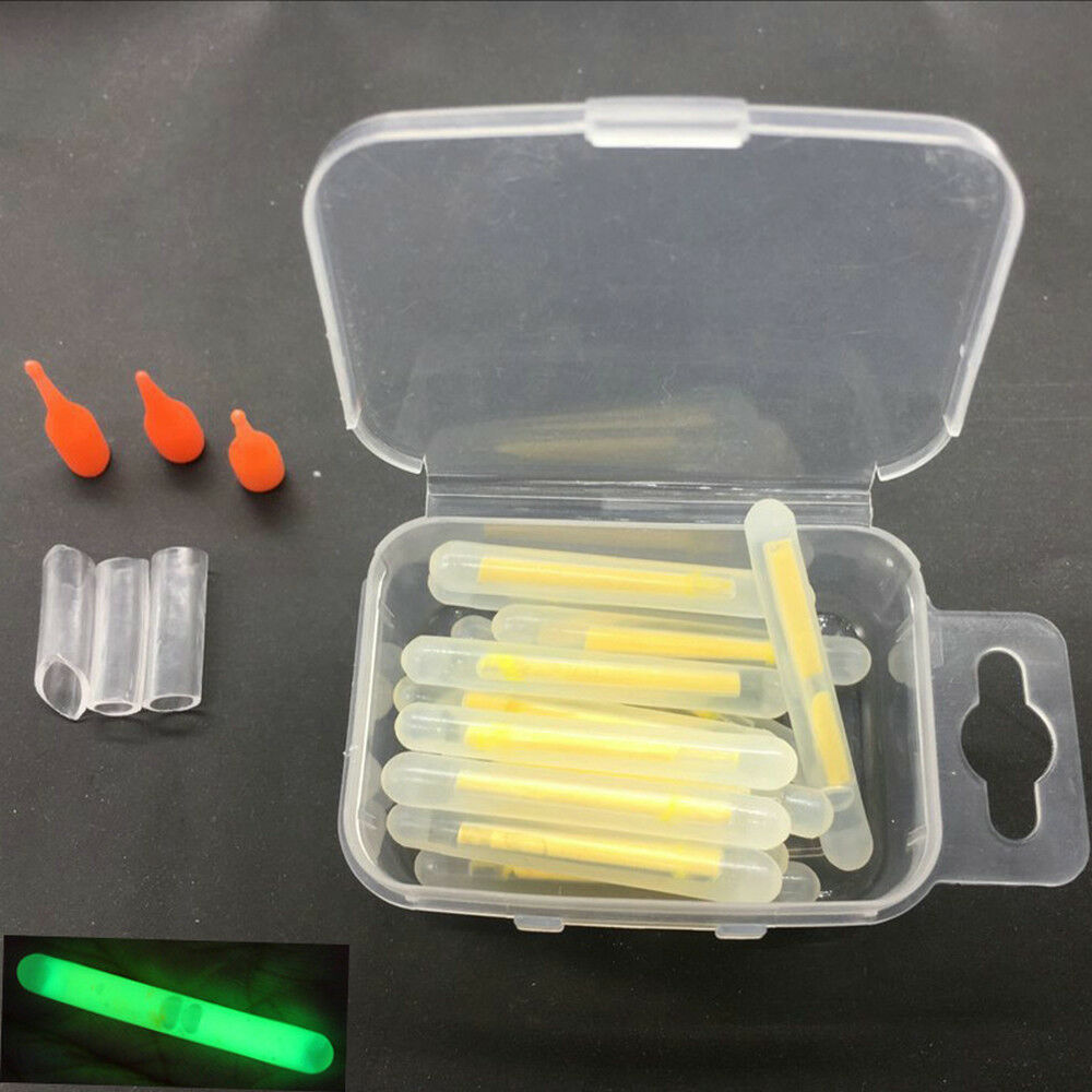 15x Fishing Glow Sticks Night Floats Starlight Pole Fishing Lightstick Supply