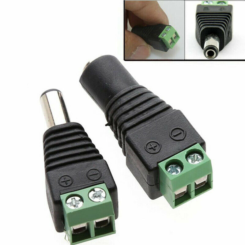 12V 10X DC Power Supply Plug Adapter Connector for 5050 3528 LED Strip Li.l8