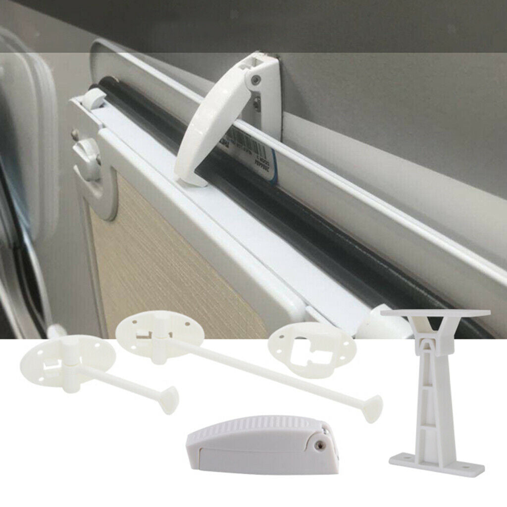 2 Set Styles Entry Door Catch Latch Holder For RV Camper Trailer Cargo White