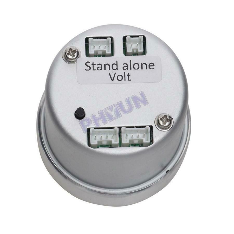 2 Inch Oil Pressure Meter 0-10 Bar w/ Electronic Sensor Smoke Lens Universal