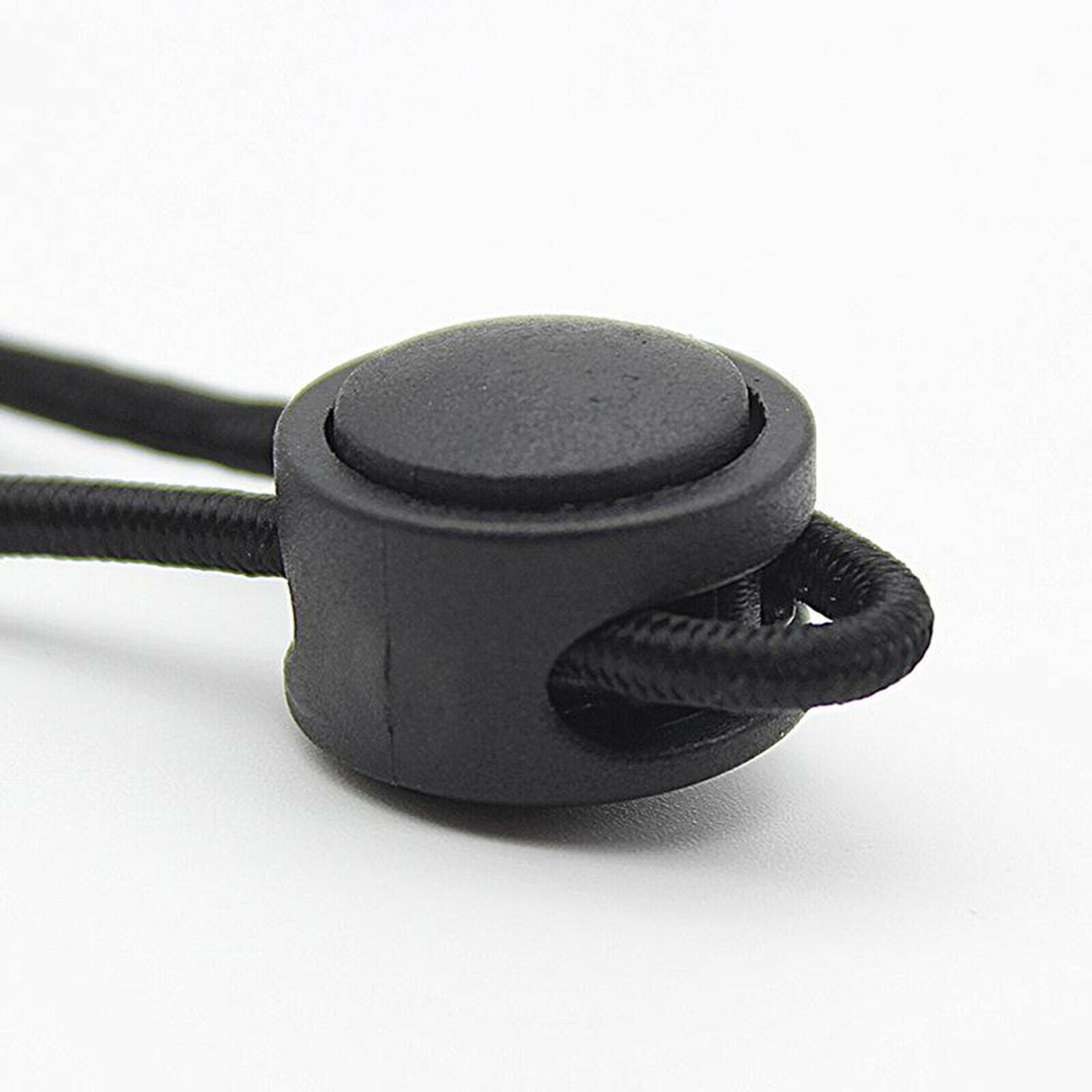 100x Plastic Cord Lock End Toggle Spring Drawstring Stopper Sliding Clip 2
