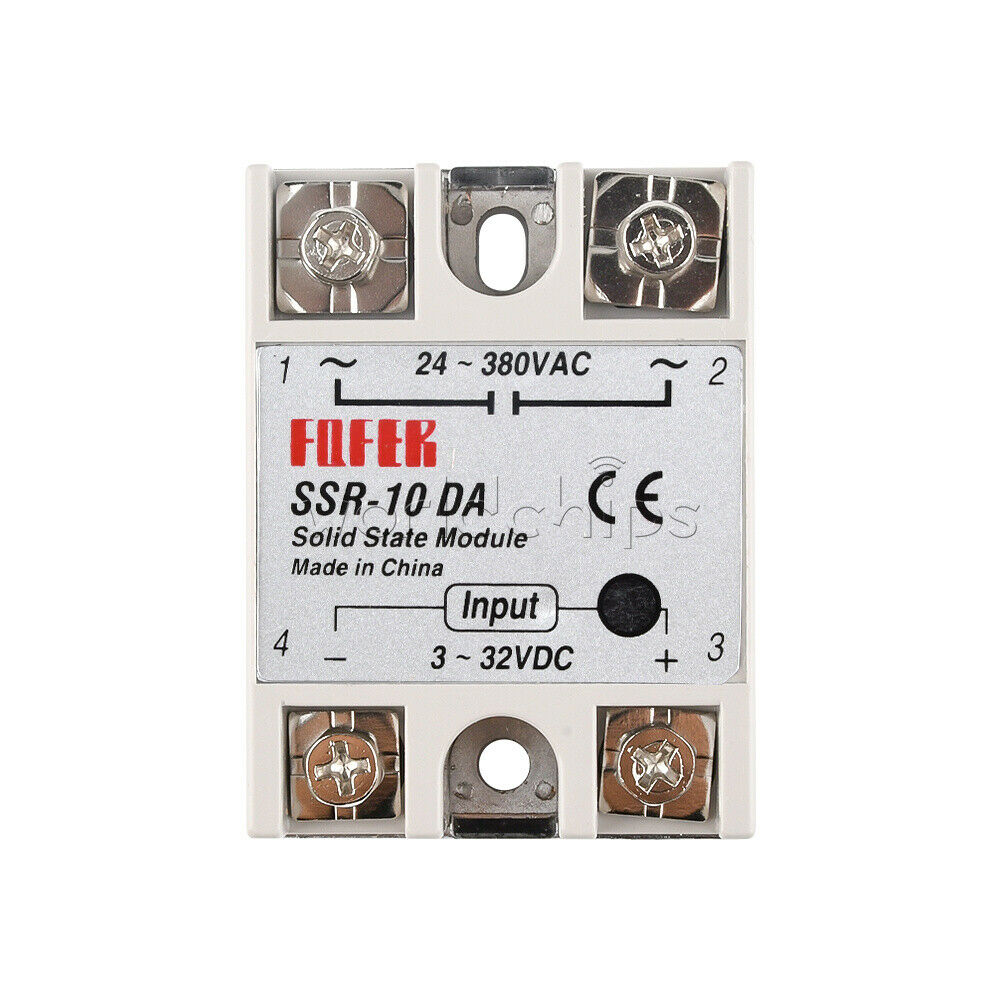 Output 24~380V AC SSR-10DA 10A Solid State Relay Module for Arduino Raspberry Pi