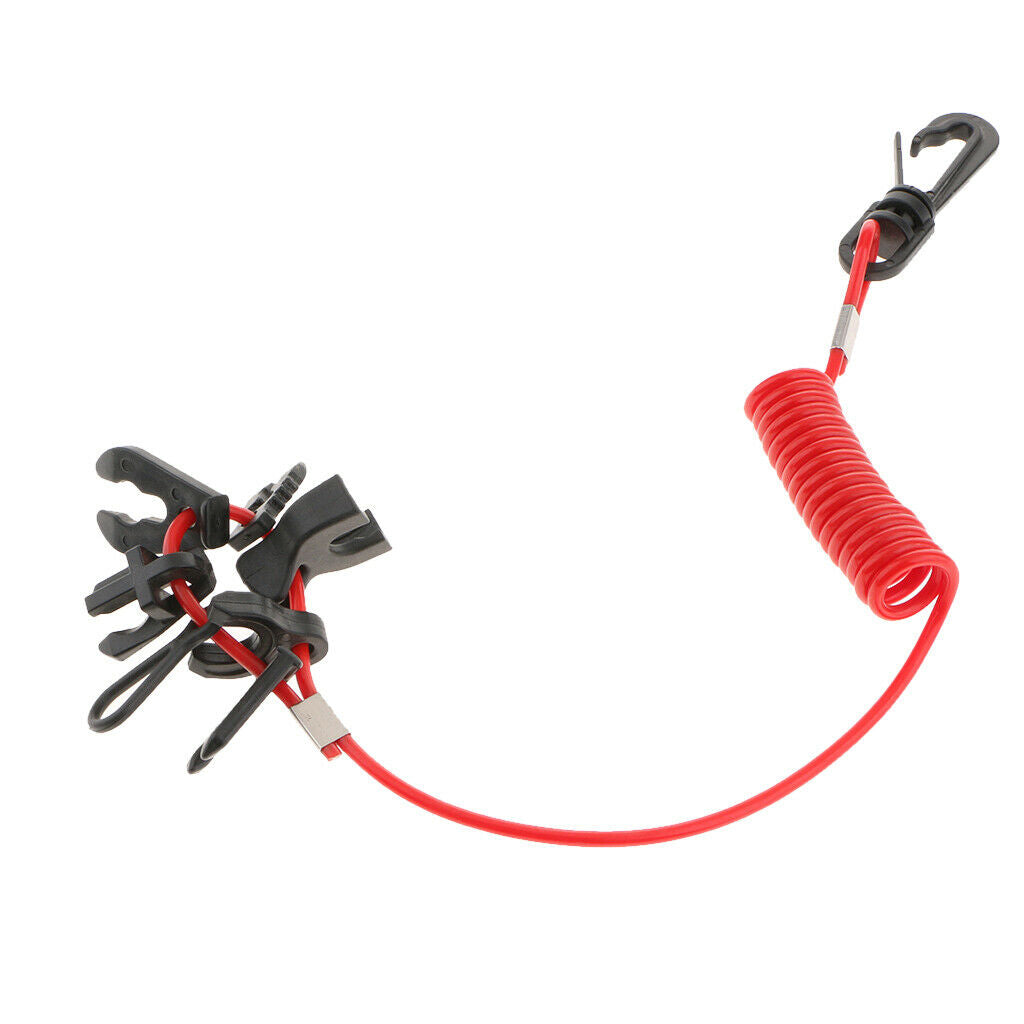 Universal Switch 7 Key Set Lanyard for Yamaha Outboard