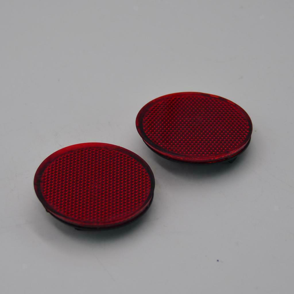 Round Reflectors Light Bumper Reflective Strips For  QASHQAI 2007-2015