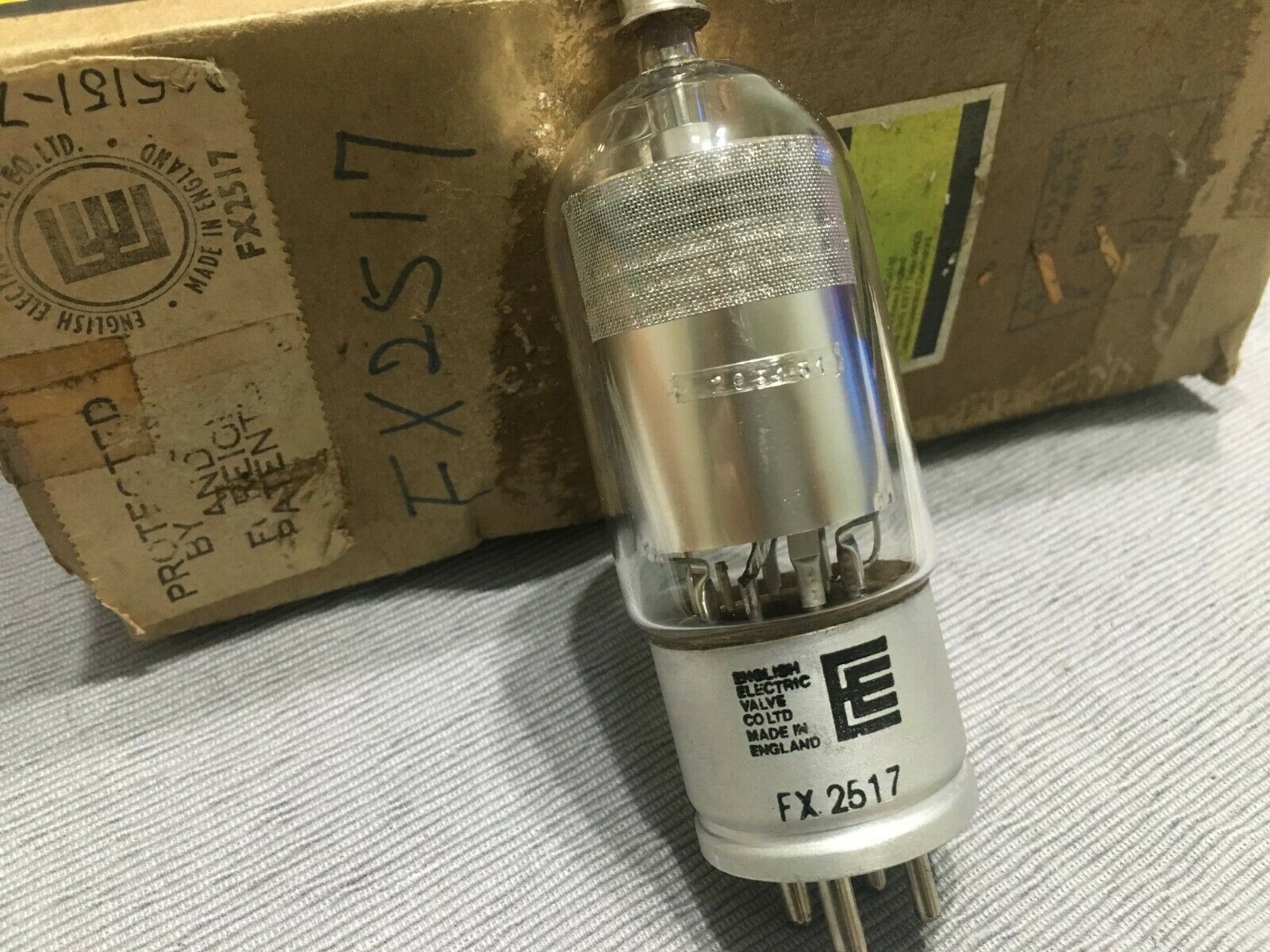 1PCS - ENGLISH ELECTRIC VALVES FX2517 Vacuum Tube - NOS