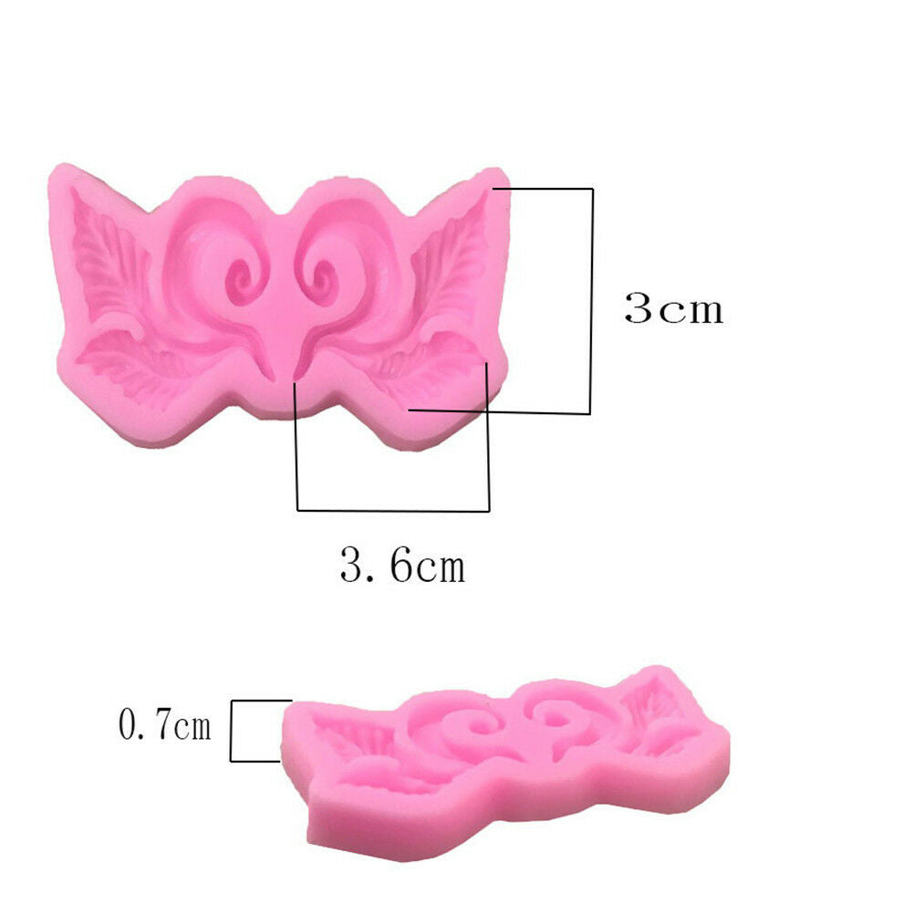 European Symmetrical Lace Cake Border Silicone Mold Fondant Cake Decorat T.l8