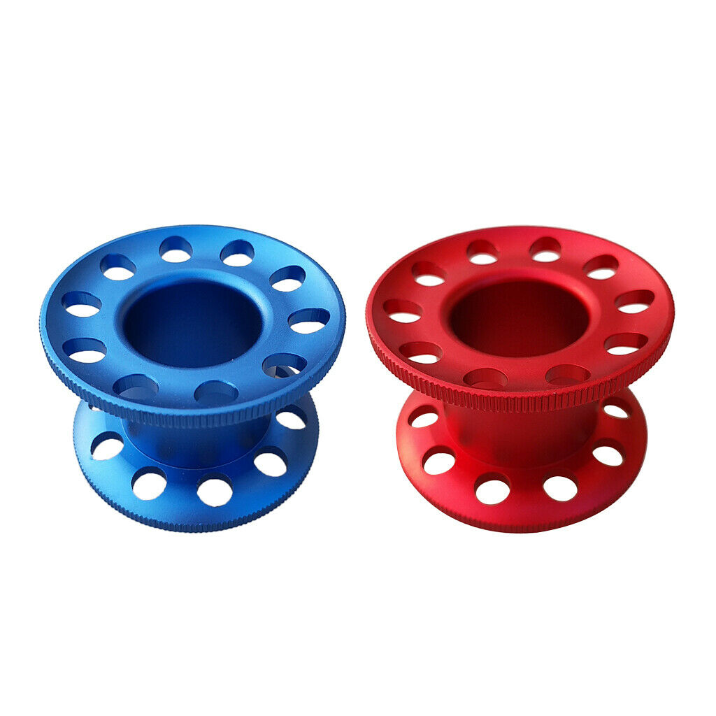 1 Pair of Compact Scuba Diving Finger Coil for Holding 18 M of Guide Line