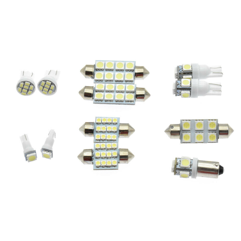 12pcs Interior White LED Light Kit For 2011-2016 Kia Sorento