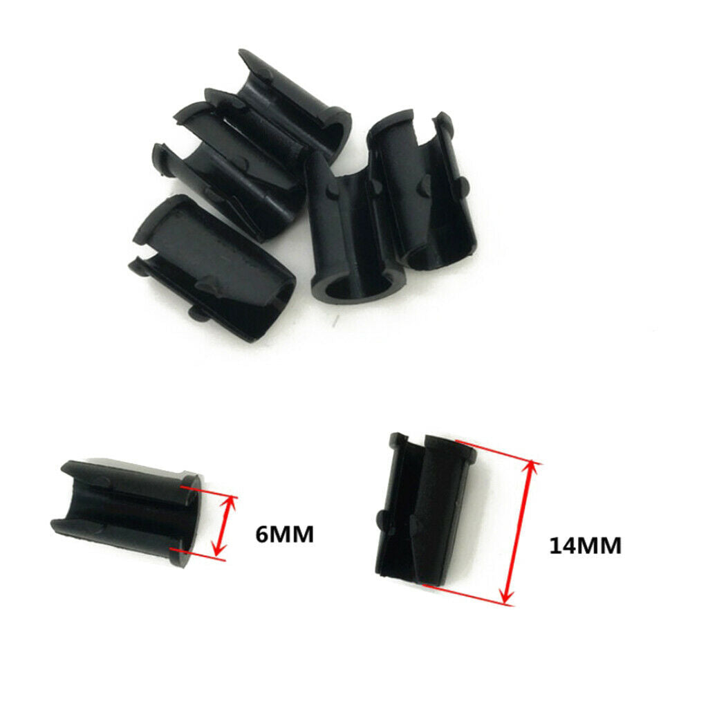 20pcs Bike Cable Buckcle Sleeve  Frame U Shape Hose Cables Clip Clamp