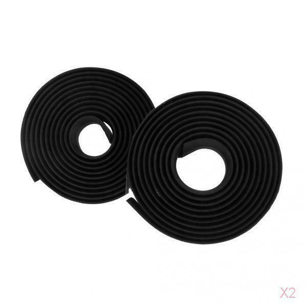 2pcs MTB Road Bike  Handlebar Tape Wrap +2 Bar Plug Black
