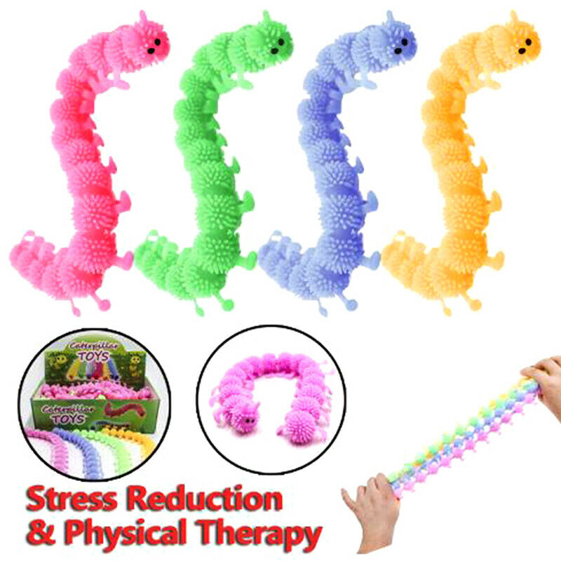 3Pcs 16 Knots Caterpillar Relieves Stress Toys Physiotherapy Stress To.l8