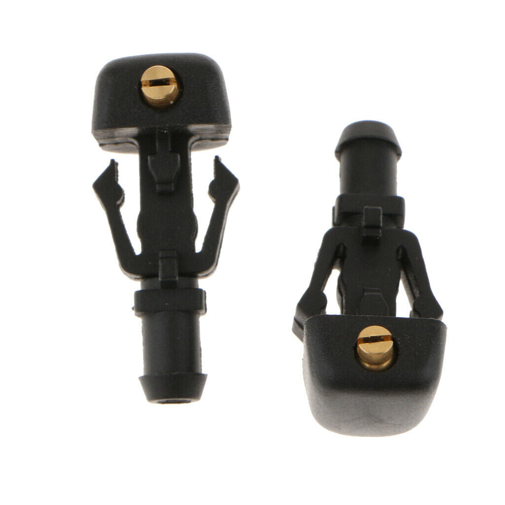 2x Car Front Windshield Wiper Washer Sprayer Nozzle Replacement For Ford