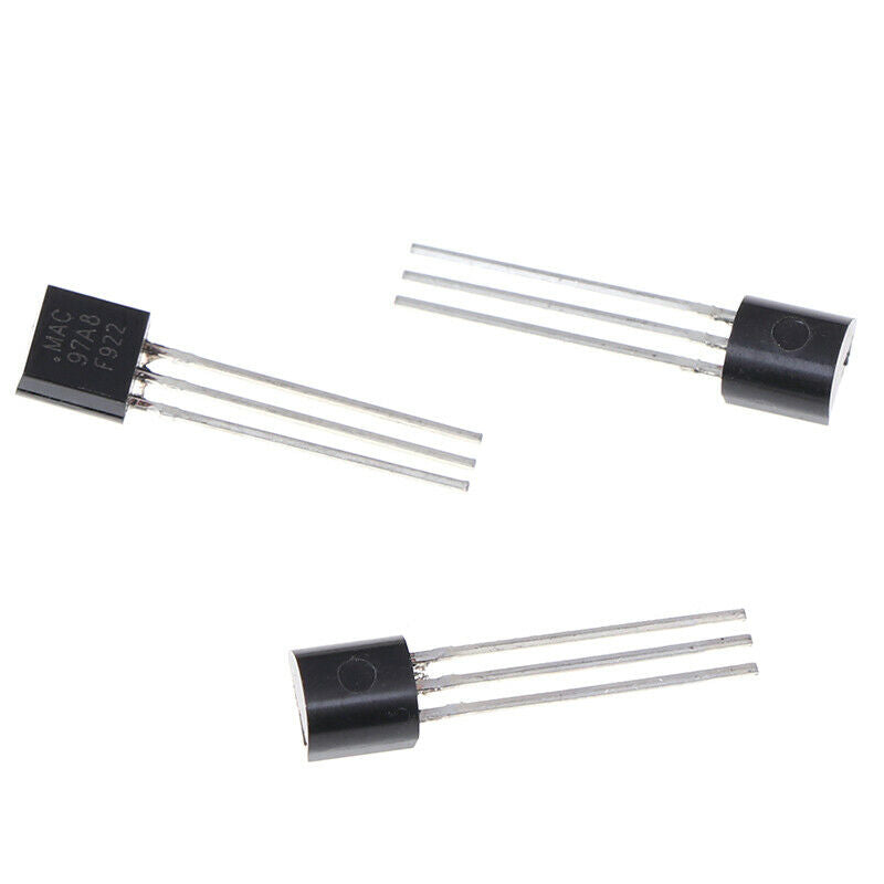 50 pcs MAC97A8 TO-92 6A 600V two-way thyristor in-line triode XjSJCA