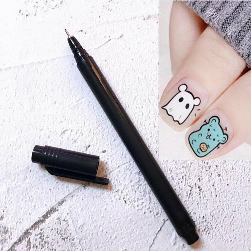Nail Art Graffiti Pen Waterproof Drawing Painting Brush Abstract Lines Deta Kt