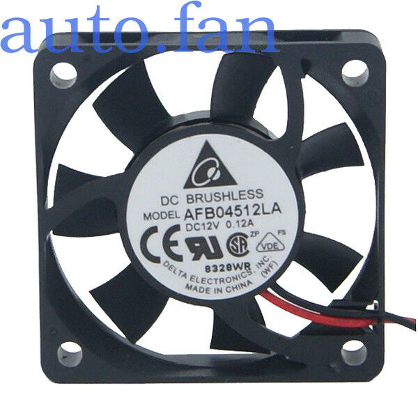 For 1pc Delta AFB04512LA fan DC12V 0.08A 0.12A 0.96W 2pin 45x45x10mm